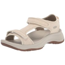 킨 KEEN 여성용 Astoria West T 스트랩 웨지 샌들 캔버스 7.5 185728