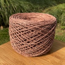 두꺼운 뜨개실 자이언트얀 280m 라피아 원사 종이 잔디 면화 뜨개질 및 크로셰 Diy 밀짚 모자 가방 슬리퍼, 한개옵션1, 12 Deep bean paste