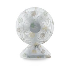 선풍기 먼지 커버, 작은 꽃  짧은  2 개 세트