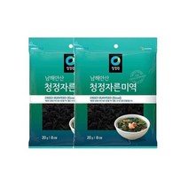 청정원 엄마손맛 맞벌이 우리가족 남해안산 청정 자른 미역 20g(8인분) x2개 국민국 아기국 산모 자취 집밥 간편식 오이냉국 무침 생일 산모 출산 미소장국, 3세트