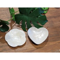 하덴 자개트레이 하트자개트레이 꽂잎자개트레이 악세사리 보관함, 꽃잎