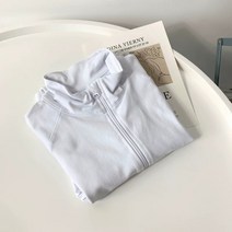 통기성 빠른 건조 지퍼 승마 의류 여성용 승마 긴 소매 자켓 의류 승마 셔츠 탑, 흰색, XL