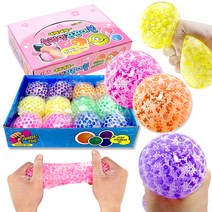 츄잉껌볼 말랑이 (BOX) 개구리알 슬라임볼 폼 찐득볼 포도송이 묵사발 주물럭 스쿼시 스퀴즈 모찌 젤리볼 피젯 스트레스볼