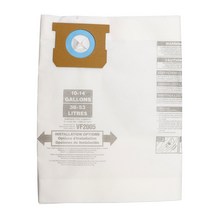 Shop vac 10-14 갤런 청소기 먼지 봉투 2 팩 액세서리, 한개옵션0