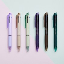 (모나미)에프엑스 제타3색 유성볼펜FX ZETA C3(0.5/0.7mm)멀티, 카키 브라운(0.7), 1개
