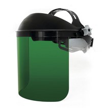 가스 용접 PC렌즈 맨머리형 차광 보안면 벌초작업 벌초보안경 얼굴보호망 맨머리형보안면, F-62BN (맨머리형)-7도