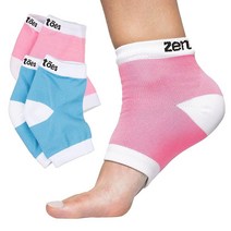 ZenToes 넓은 너비의 모이스처라이징 퍼지 수면 양말 비타민 E 올리브 오일 및 호호바 씨드 오일이 함유되어 건조하고 갈라진 뒤꿈치를 부드럽게 하고 수분을 공급합니다(블랙), Regular