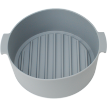 실리콘 에어프라이어(4~5리터용) 쿠킹팟 19cm 표준형 전자레인지 겸용 용기, 인디그레이