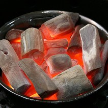 대나무 숯도사 바베큐 고기 구이용 무공해 비장탄 캠핑 숯 1.2kg, 1.2kg x 2개
