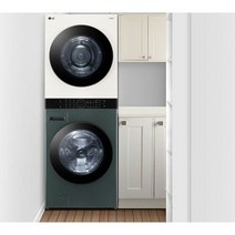 [세탁24kg+건조20kg] LG 오브제컬렉션 워시타워 [W20GEZ] (일체형 세탁건조기 그린+베이지), 단일속성