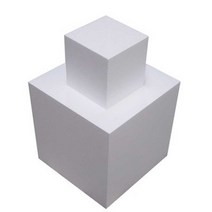 고밀도폼 블록 EPS 폼 보드 화이트 하드 대형 건축, 고밀도 18K 100X100X60cm (1개)