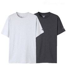 [챔피온]챔피온 반팔티 T425 차콜/애쉬 택1 바캉스룩 커플룩 캠퍼스룩 오피스룩 썸머반팔코디 필수아이템