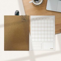 1300K I AM MEGAN 크라프트 바인더 A5 MEMO PAD 세트, 종류:I AM THLY(먼슬리)|바인더:바인더