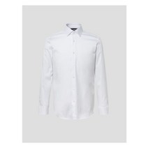 갤럭시 갤럭시 이태리 수입 원단 SLIM FIT 화이트 스트레치 솔리드 드레스 셔츠 (MA2264GS11)