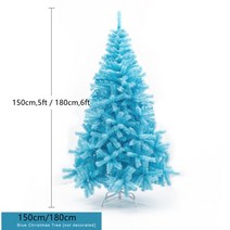 크리스마스 트리 코스트코 이케아 아파트 아웃팅 6ft 700tips가있는 인공 나무 세트, 180만, 블루 트리