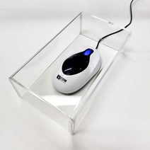비스비 넓고 높은 아크릴 키보드덮개 키보드 루프 마우스덮개 키보드커버 키보드마우스 먼지덮개 모음, 마우스덮개1 : 18 x 10 x 6cm, 1개