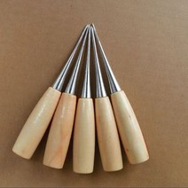 나무 손잡이 송곳 1P 가죽 라탄 미니어처 diy 기타 공예 다용도 구멍뚫기 견고 2개
