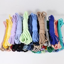 대구실사랑 컬러우동끈 5M 마크라메실 티매트용, 툴코이즈그린우동끈5M