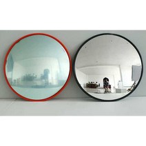 주차장 반사경 도로 볼록거울 삼거리 사각지대 거울, 75CM 실외빨간색