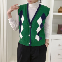 플랩 플랩 다이아 오픈 조끼