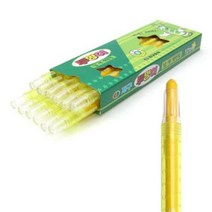 알파(ALPHA) 투명이 낱색 색연필타12개입, [7980451]노랑