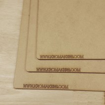 KRCMAKERS 레이저 가공보드 MDF 550 X 400 3T