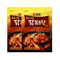 샘표 맛집 집반찬 송추계곡 닭볶음탕 양념 130g 자취 팬트리 2개 1세트