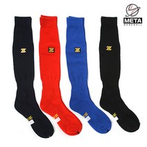 제트 야구양말 성인 유소년 장목 BSK-200, 블랙