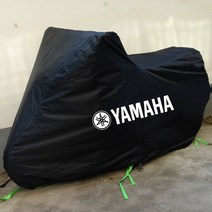 야마하 바이크 주차 커버 자외선차단 방수 덮개 R1M R3 R6 XMAX NMAX TMAX MT07 09, PC 도톰 블랙개
