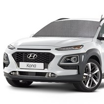 현대 코나 전용 맞춤 성에방지커버 자동차 앞유리커버 겨울 김서림 눈 성에방지덮개, 04_코나 맞춤 성에방지커버_블박형+와이퍼덮개, HC-024