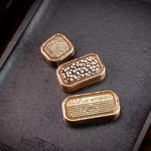 피젯 스피너 메탈 야광 핑거 스트레스 해소 질감 푸시 팁 스피닝 탑 스테인레스 슬라이더, 14.Brass Damascus a set