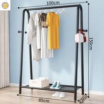 A형 3in1 풀행거 3가지 기능 옷걸이 행거 선반 화이트 블랙 공간절약