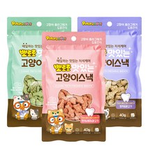 뽀로로 맛있는 고양이스낵 40g 고양이간식, 콤보(3종 1개씩)