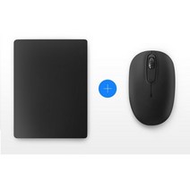 코시 모스 USB 무선 마우스+미니 패드 사무용 게이밍 컴퓨터 노트북 PC 데스크탑 마우스, 블랙, M3380