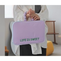 캔디 자수 태블릿 맥북 LG그램 아이패드 케이스 노트북 11인치 13인치 가방 파우치, 스카이블루