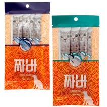 고양이 유산균 함유 간식 2가지맛 세트 기력회복 프리미엄 성묘