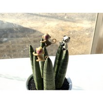 도자기 사기 홈가드닝 인테리어 화분꾸미기 피규어 화분피겨, 달달커플
