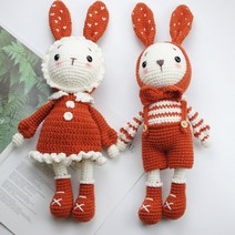 코바늘 인형뜨기 집순이취미 토끼 코바늘 인형도안 뜨개질 diy키트, 14