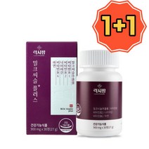 제이에스팜 밀크씨슬 플러스 900mg 1+1행사 비타민B1 2 6 나이아신 아연, 2개, 30정