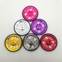 Easywheel-Brompton 자전거용 접이식 쉬운 휠 알루미늄 CNC 가공 초경량, 01 black