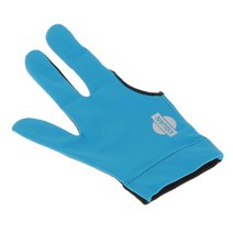 전문 나일론 3 손가락 오른손 스누커 당구 테이블 큐 풀 장갑, 푸른