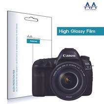 캐논 EOS 5D Mark4 고광택 보호필름 전면1장상판1장 액정필름 카메라, 본상품선택