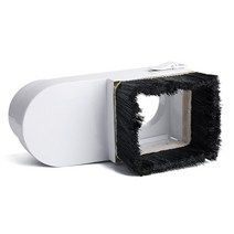 목공집진기 먼지 분진 집진기 65mm/80mm/85mm 직경 집진기 먼지 커버 브러시 CNC 스핀들 모터 밀링 머신용, 09 125mm diameter