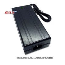 아수스ASUS ROG Swift PG279QE/PG279QR 게이밍 모니터용 19V 6.32A 국산어댑터, 어댑터 + 3구각 파워코드 1.0M