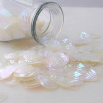 [20g] 조개 스팽글 조개모양 슬라임 조개 비즈 DIY 비즈공예재료 파스텔 만들기재료 슬라임만들기