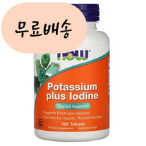 나우푸드 포타슘 플러스 아이오딘 180 1개, 180정