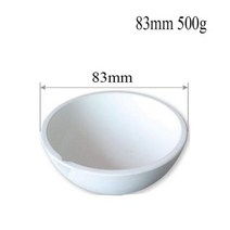고온 석영 실리카 용융 도가니 접시 그릇 냄비 주조 금은 금속 주얼리 주조 용기, 없음, 83mm 500g+1pcs