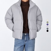 가이스토리 남자 겨울 점퍼 남성 하이넥 오버핏 아우터 아웃숏패딩점퍼