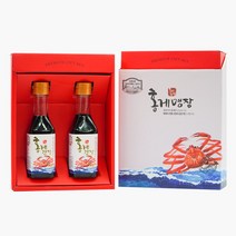 홍게명장간장 홍게간장 홍게추출엑기스93%함유 180ml x 2개입