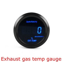 자동차 차량용 게이지 Dynoracing 2 "52mm 자동차 디지털 터보 부스트 게이지 psi 바 수온 오일 압력, 08 EGT gauge